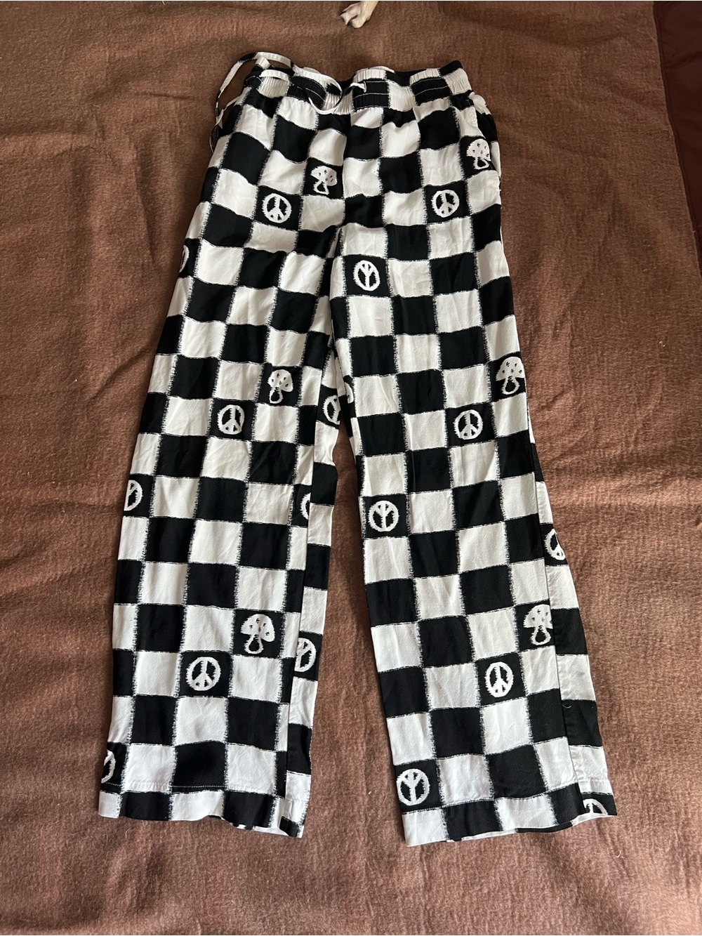 Urban Outfitters Black & White Graphic Lounge Pants